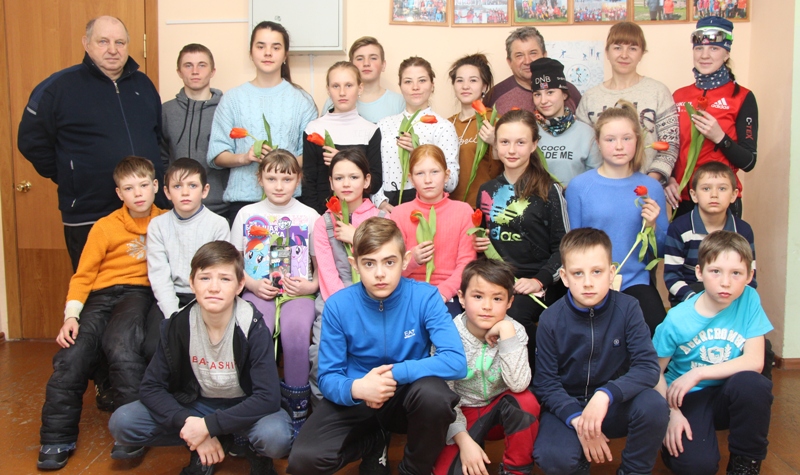 Парнинские лыжники и лыжницы